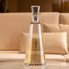 Golden Square Imprinted Glass Water Bottle