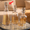 Gold Large Glass Bottle