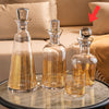 Gold Small Glass Bottle