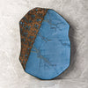 irregular plate tray blue