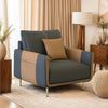 Metilda - Classy Black and Brown Leather Sofa Set