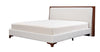 Okayama - King Size Wood & Fabric Bed