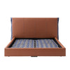 Tokushima - King & Queen Size Wood & Genuine Leather Bed