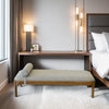 ALISA - Luxury Solid Wood and Fabric Bench and Stool Bench