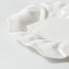 white wavy plate