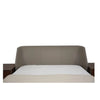 Saga - King & Queen Size Wood & Genuine Leather Bed