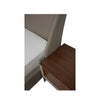 Saga - King & Queen Size Wood & Genuine Leather Bed