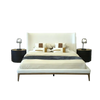 Okinawa - King & Queen Size Wood & Fabric Bed
