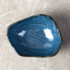 Irregular blue bowl plate