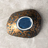 Irregular blue bowl plate