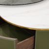 Asteria- Round Wooden Nesting Coffee Table With Storage