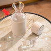 White Leather Bottle