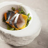 white soup tray
