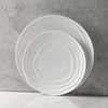white round plate