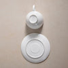 white coffee cup set