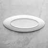 White oblong plate fish