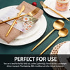 Gold shinning cutlery