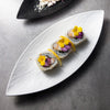 white palm leaf plate