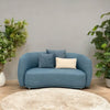 Niigata - Blue Fabric Sofa 3 Seater