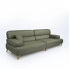 Laurette Rich Green Leather Individual Sofa