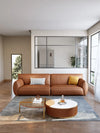 Edith - Cozy Leather Sofa Couch