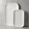 white rectangular plate
