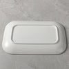 white rectangular plate