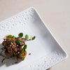 White rectangle plate