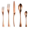 Rose gold cutlery