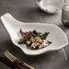 white wave creative plate