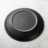 Black steak plate