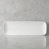 White long sushi plate