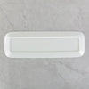 White long sushi plate