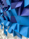 3D Ocean Breeze Relief Canvas