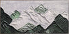 Majestic Mountain Peaks 3D Printed Wall Art