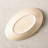 Oval light brown bowl