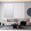 3D Desert Oasis Textured Canvas