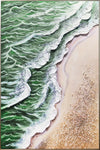 Serene Seascape 3D Relief Painting