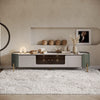 Ziba - Stylish Oval Shape TV Cabinet with Storage