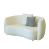 Niigata - White Fabric Sofa