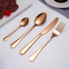 Rose gold cutlery