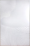 white relif handmade painting