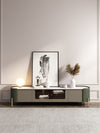 Asteria - Oval Short TV Stand with Storage