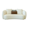 Niigata - White Fabric Sofa