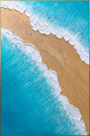 Serene Seashore Hand-Painted Coastal Canvases