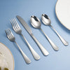 Silver cutlery smooth