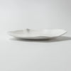 Glossy white plate for lunch