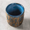 Blue and gold cup