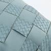 Twill Fabric PU Leather Solid Color Modern Style Cushion