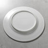Round white plate